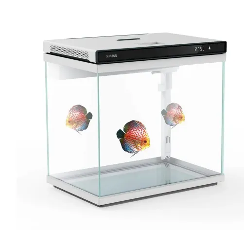 SunSun Акваріум "XHE-380" 26л 380*260*380мм led 5W APJ-500G білий