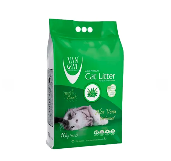 Van Cat Aloe Vera Наповнювач туалетів бентонітовий, 10 кг