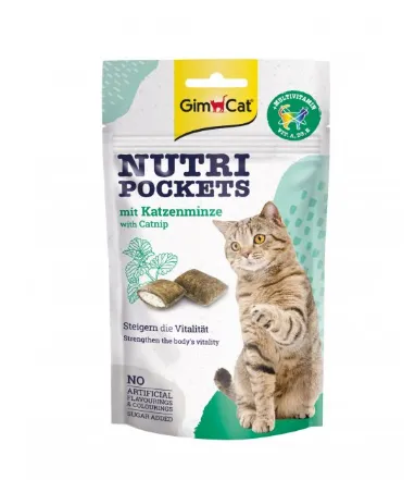 Nutri Pockets для котів Мультивітамін+Котяча м'ята 60г (G-419282/400723/419190)