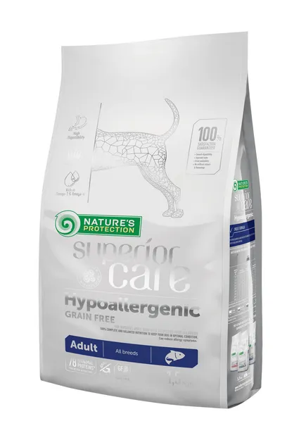 45796 NP SC White Dogs Grain Free Hypoallergenic All Breeds Salmon (для усіх порід, лосось) 1.5кг