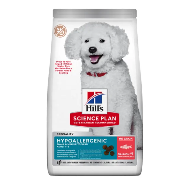 SP Can Adult Hypoallergenic S&M Дорослий собака Гіпоалергенік малі та міні, лосось 1кг 607841