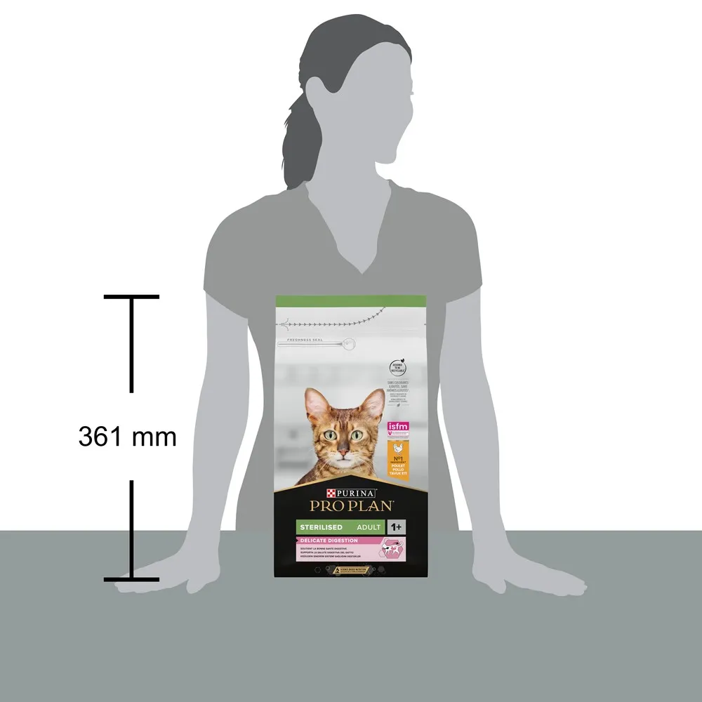 ProPlan 1,5кг Delicate Sterilised з куркою для стерлізованих котів з чутл. травл.