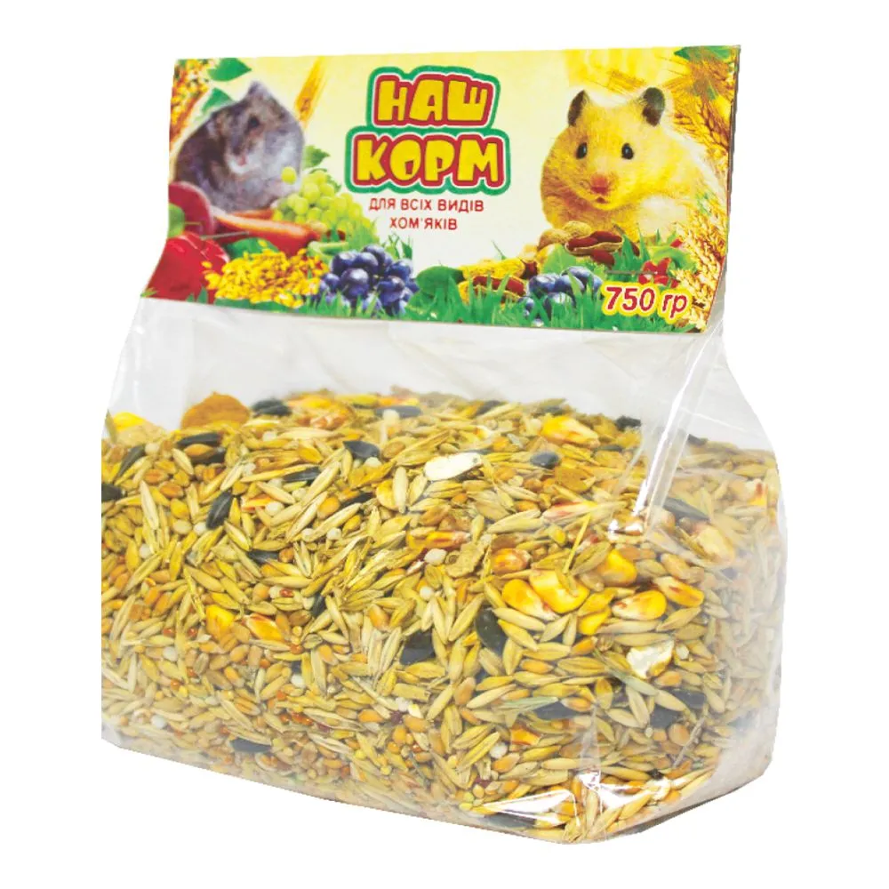 Наш Корм для хом'яків, 750 г		