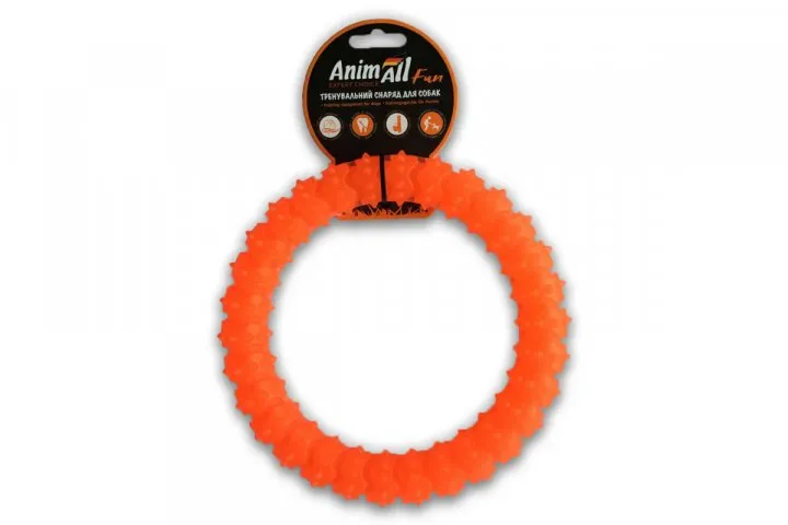 AnimAll Fun 88157 "Кільце з шипами" 20 см ПОМАРАНЧЕВЕ