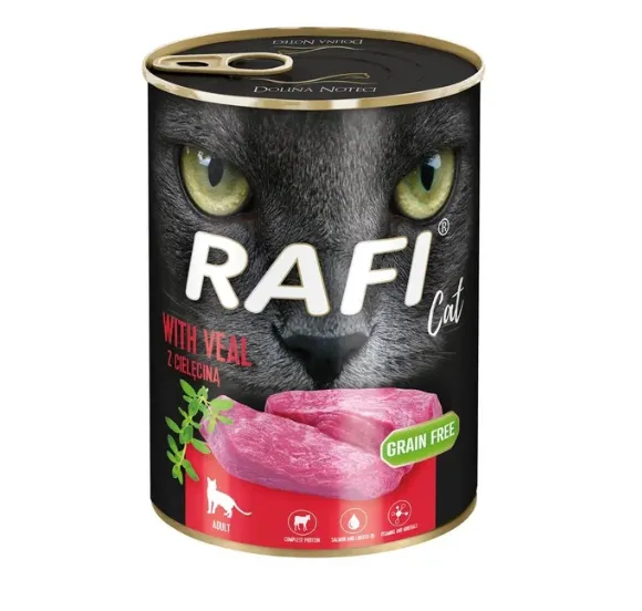 Rafi для котів консерва з телятиною 400г