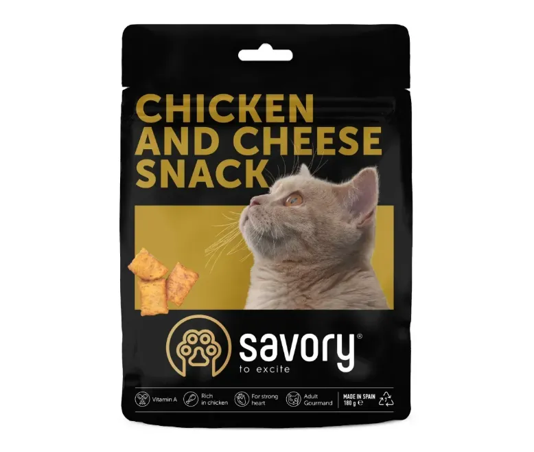 Ласощі для котів Savory Pillows Gourmand with Chicken&Cheese 180г 21311