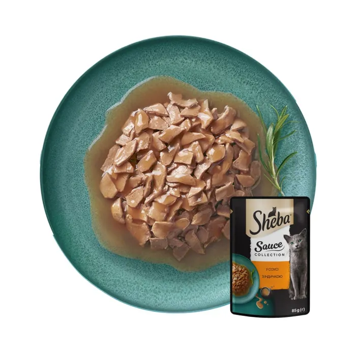 Sheba POU Sauce collection з індичкою в соусі 85г