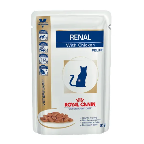 Royal Canin Renal Feline пауч для котів (курка), 85 г