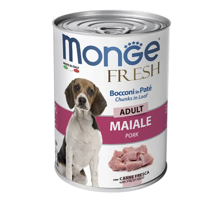 Корм для собак MONGE Fresh Adult Pork свинина 400г