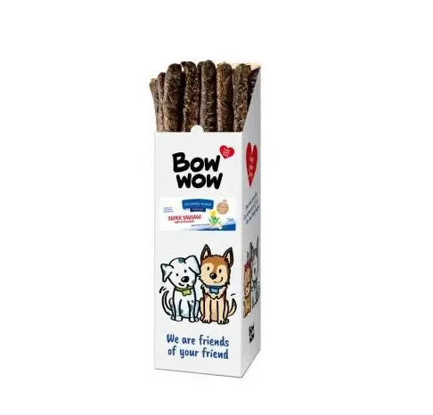 STICK банка ТРУБКА Bow Wow ковбаски яловичина 24шт 175г F353B