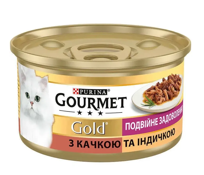 Gourmet Gold жб 85г Підлива, Качка, індик