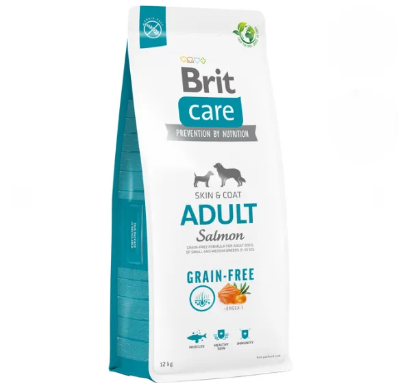 Brit Care GF Adult All Breed Salmon Лосось (для собак до 25кг) 1кг