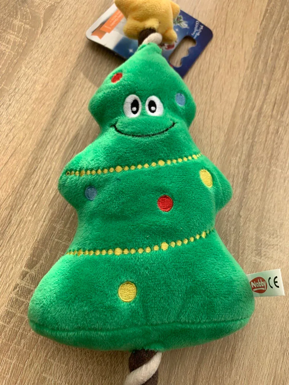 Н 50625 Мягка іграшка Xmas " Новорічна ялинка + тянучка" зелена  33 см