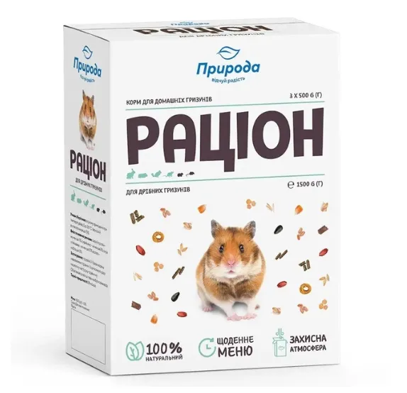 Корм Раціон для дрібних гризунів 1.5кг 740083