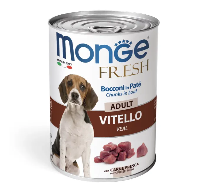 Корм для собак MONGE Fresh Adult Veal телятина 400г