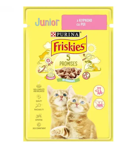 Friskies 85г Юніор Курка