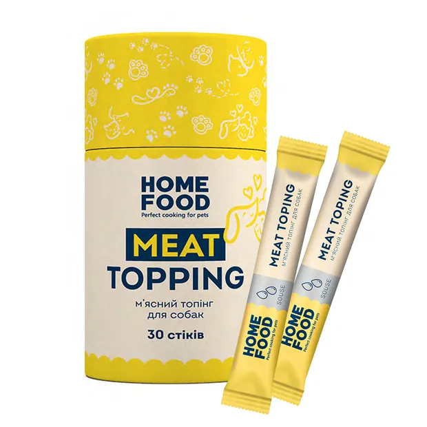 М'ясний топінг Home Food For DOG 90г (30 стіків*3г)