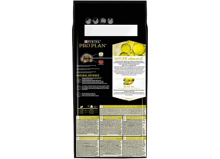 ProPlan, НАТ_ЕЛЕМ_Ялов. Та Оливки для Собак Малих Порід Чутл.шкіра 1кг