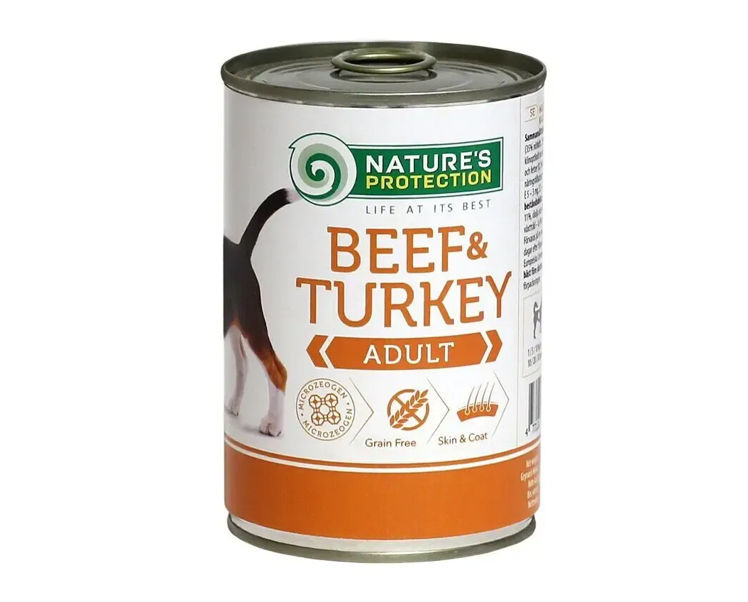 Корм для собак Nature's Protection Adult Beef & Turkey (яловичина & індичка) 400г