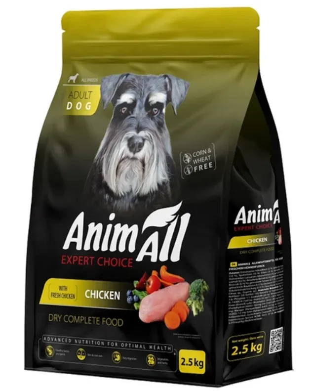 Сухий корм Animall для собак з куркою 2.5кг