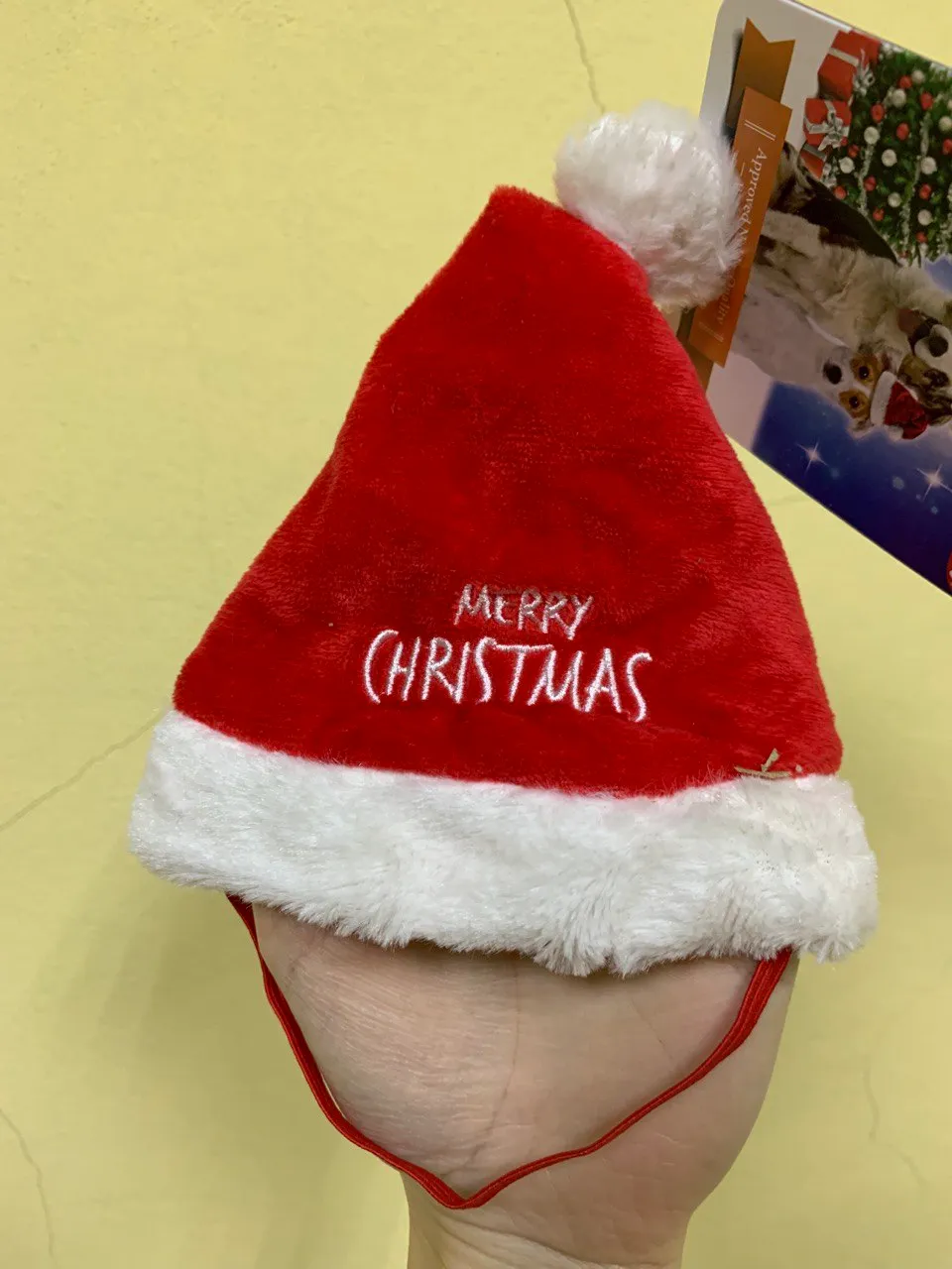 50635 Різдвяна шапочка Xmas червона 18см