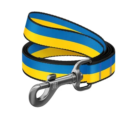 4920-4020 Повідець WAUDOG Nylon малюнок "Colors of freedom" М Ш 20мм Д 122см