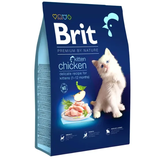 Brit Premium by Nature Cat Kitten Chicken (для кошенят, курка) 1кг