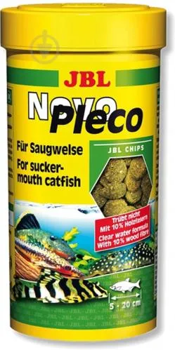 JBL Novo Pleco - для рослиноїдних сомів, 250 мл. (133 гр)