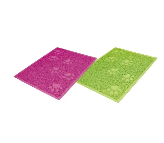 Килимок під туалет для котів CROCI 40*30см (зелений або рожевий) C6028324