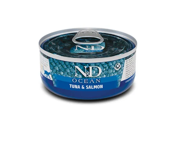 Farmina Cat N&D Grain Free Ocean Tuna&Salmon Adult з тунцем та лососем для дорослих котів 70г 02031