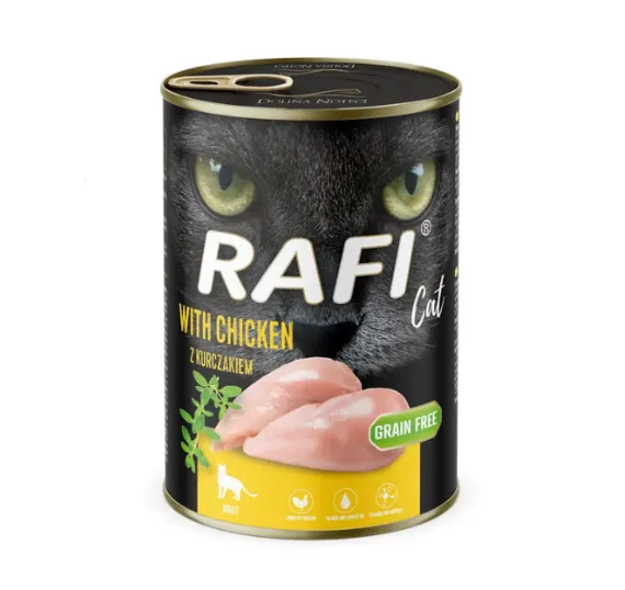 Rafi для котів консерва з куркою 400г
