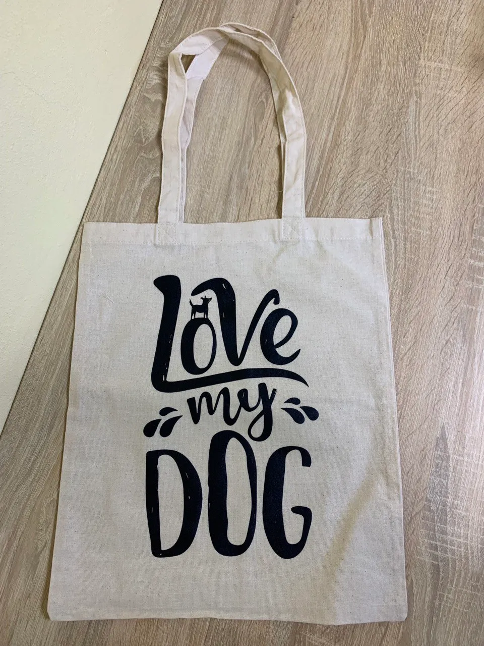 Екосумка Love my dog 35*7*35см/7 (малюнок в асорт. для собаки) бавовна