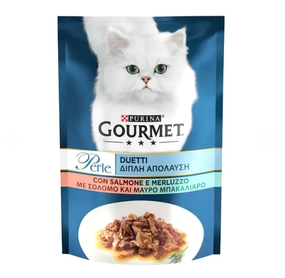 Gourmet Perle Лосось, сайда 85г