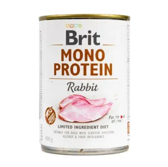 Brit Mono Protein Dog 400g кролик
