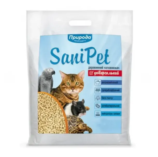 Наповнювач Sani Pet натурал, 10 кг