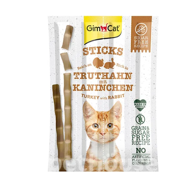 М'ясні палички Gimborn GimCat Індичка і кролик 4 шт, №1
