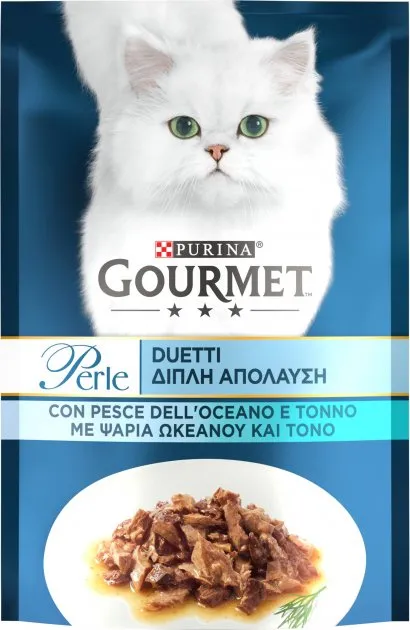 Gourmet Perle Океанічна риба та тунець 85г