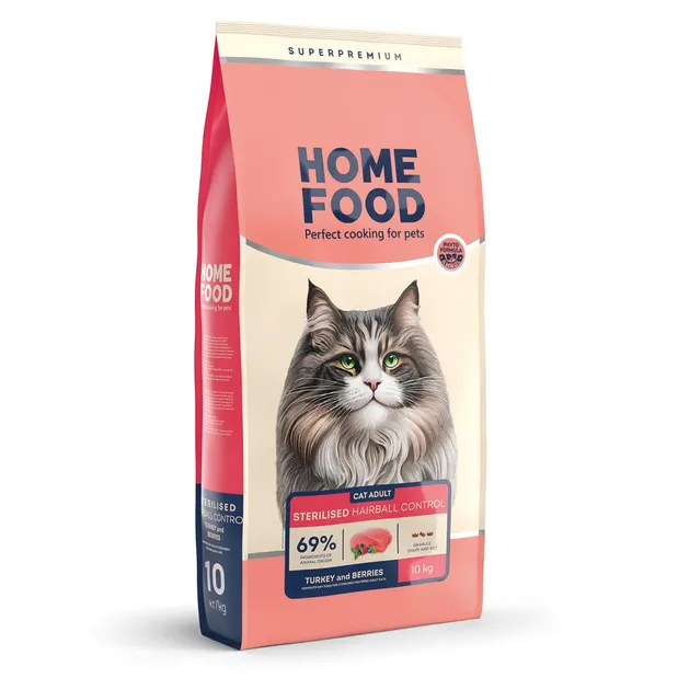 Home Food для стерилізованих (виведення шерсті) 1кг