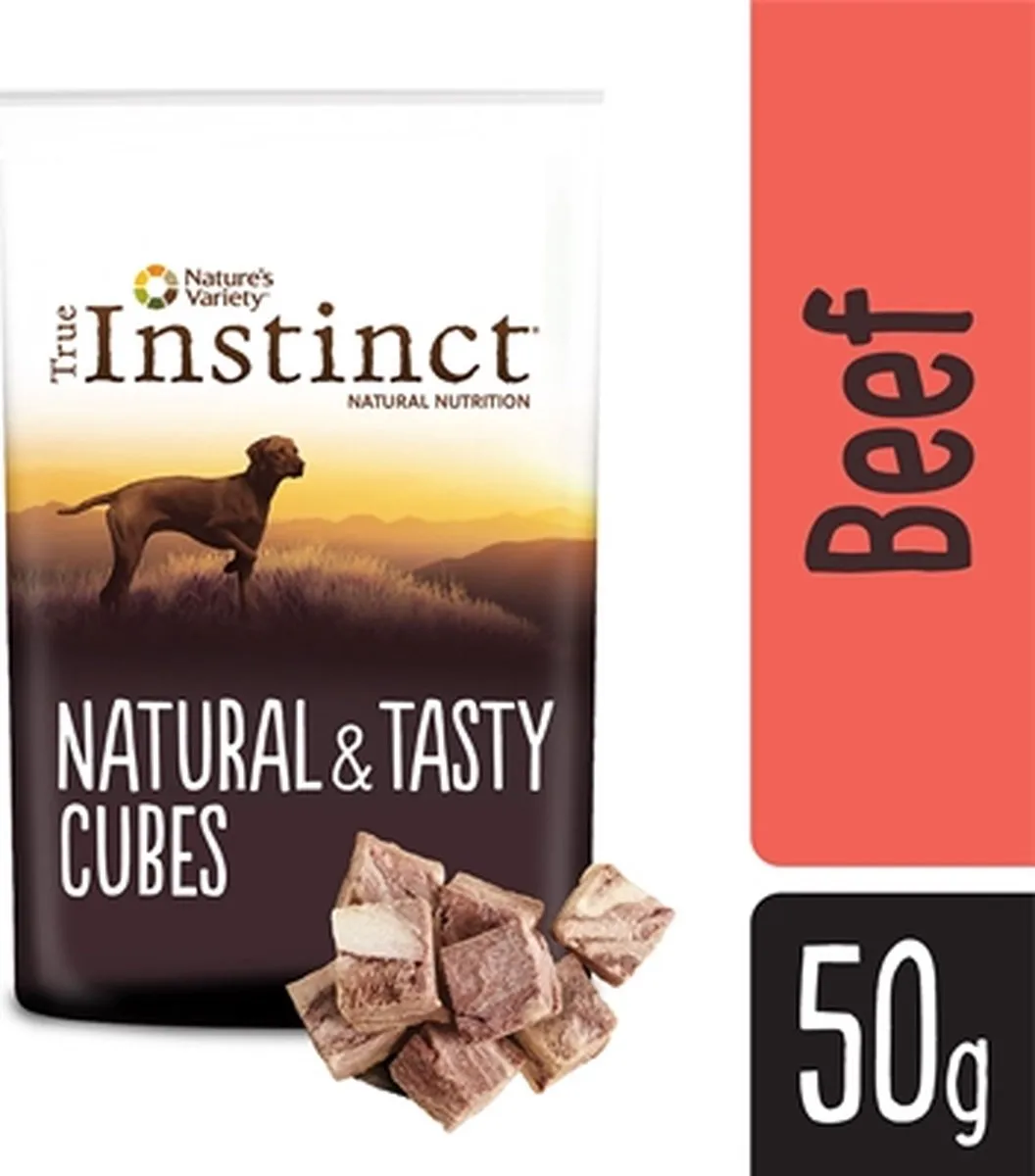 True Instinct Tind Natural & Tasty Cubes Beef 50г