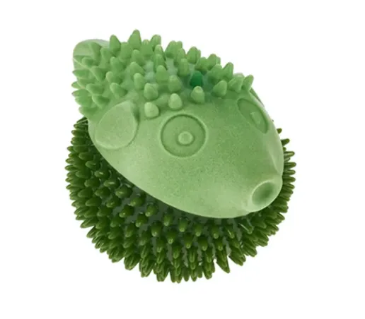 AnimAll A GrizZzly 0457 Іграшка для собак "Риба Фугу", темно-зелена, 12,1х9х8,9см
