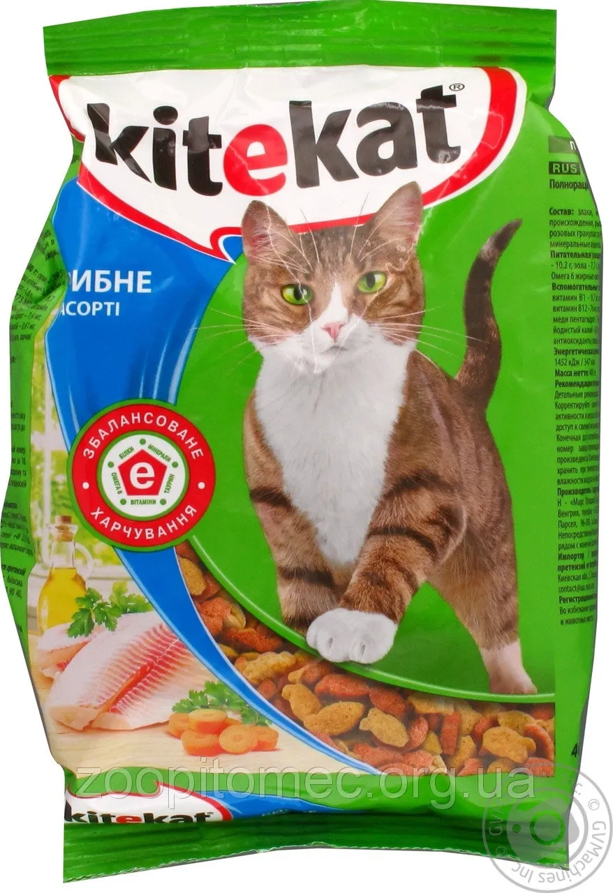 Кітікет сухий (рибне асотрі), 400г