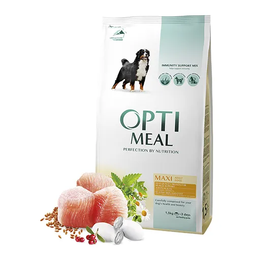 Optimeal для собак великих порід (курка), 1.5 кг