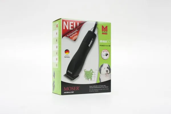 Машинка для стрижки тварин MOSER max50 black 100-240v animal version
