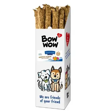 STICK банка ТРУБКА Bow Wow палички з яловичиною та куркою 24шт 53-58см 175г F352B