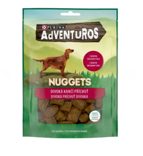 Ласощі для собак Purina Adventuros Nuggets шматочки дикого кабана 90г