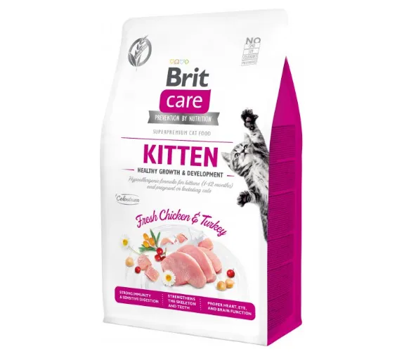 Brit Care Cat GF Kitten HGrowth & Developmrnt (здоровий ріст і розвиток) 0.4кг