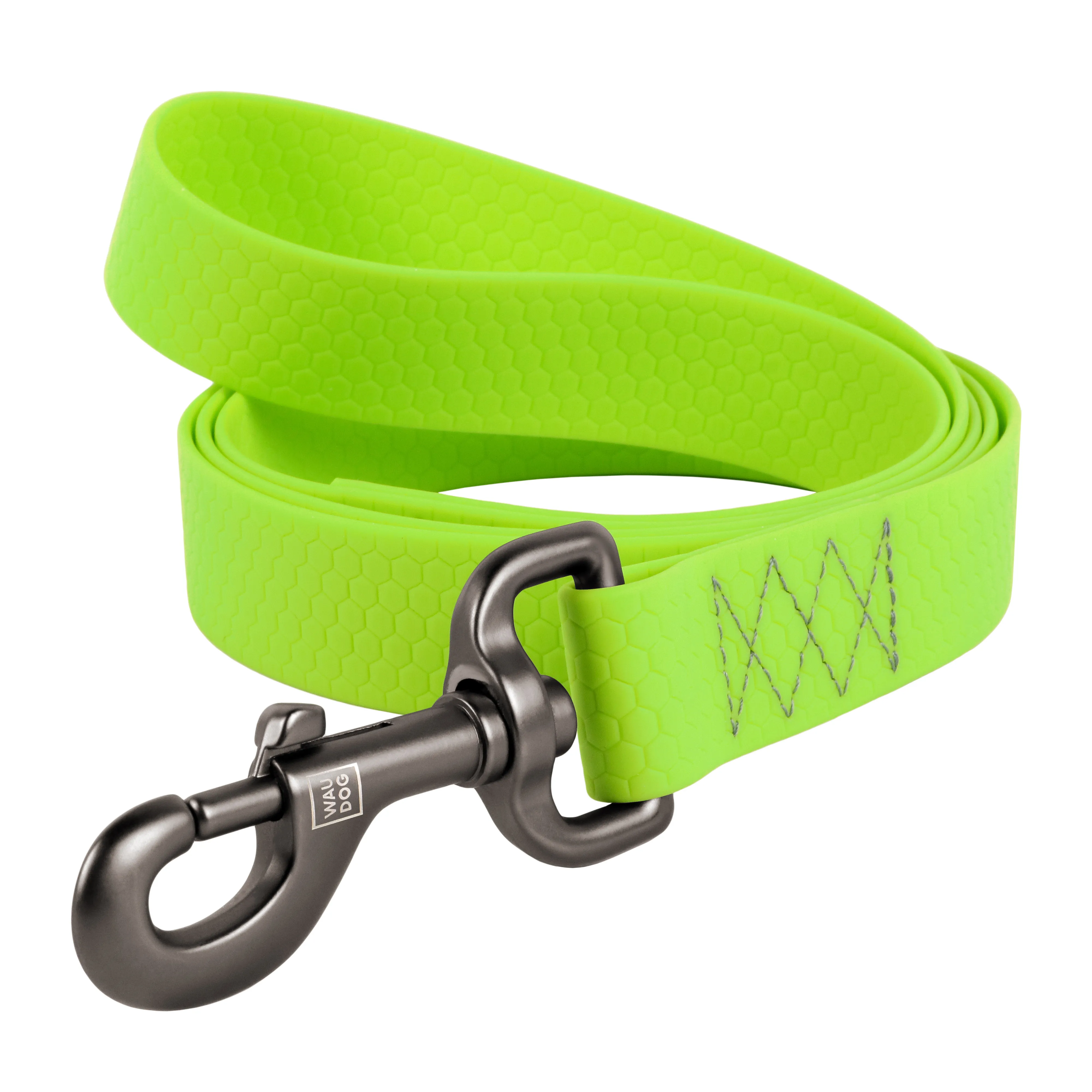 27235 Повідець WauDog Waterproof, водостійкий (25мм,122см) салатовий