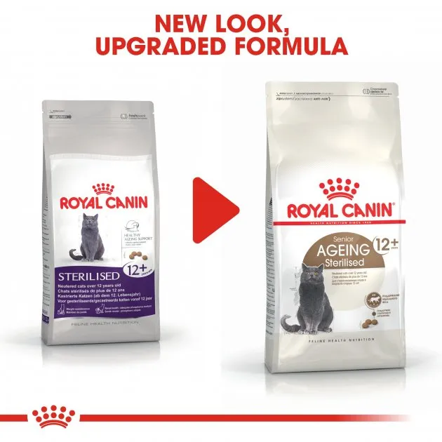 Royal Canin, Ageing Sterilised 12+ сухий корм для старіючих стерилізованих котів віком від 12 років, 2кг