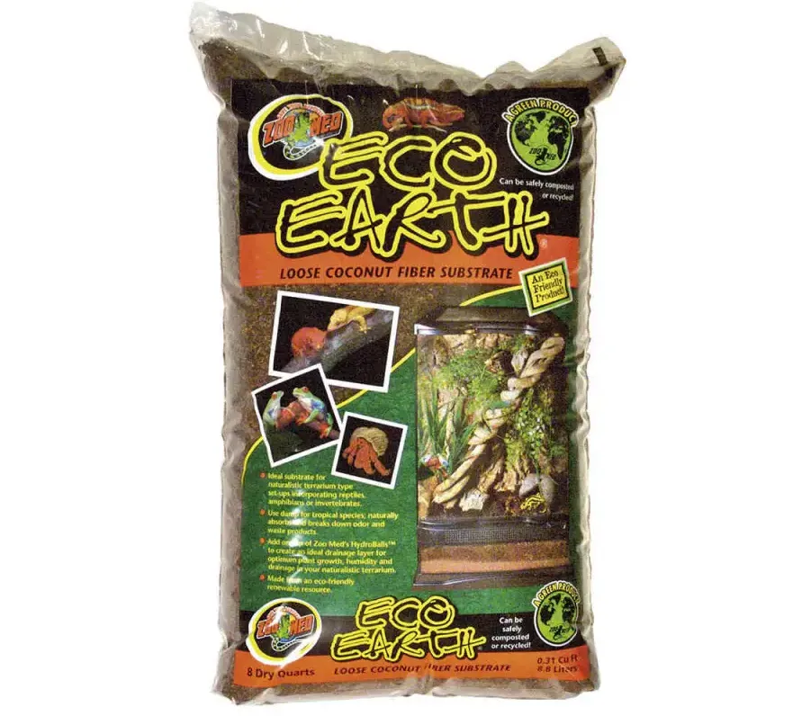 Наповнювач Eco Earth Кокосовий субстрат для тераріуму 8,8л T4016008