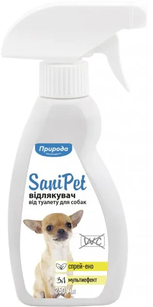 Спрей Захист місць не признач. для туал. д/собак SaniPet 250мл